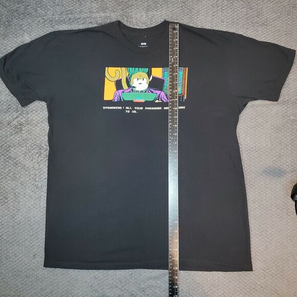 ThinkGeek Mens Tshirt Multicolor Size XL Cotton Blend Short Sleeve Pullover - Picture 5 of 7